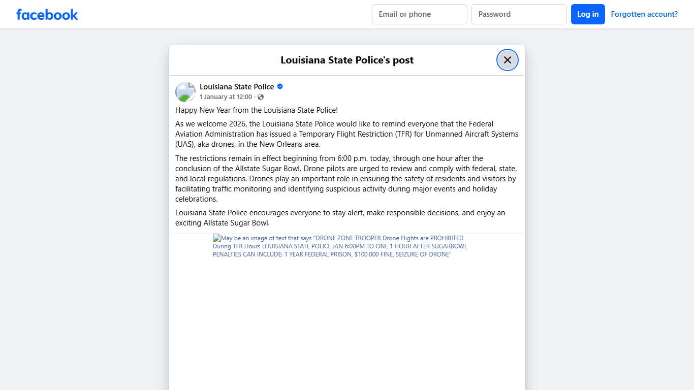 Happy New Year from the Louisiana... - Louisiana State Police Facebook